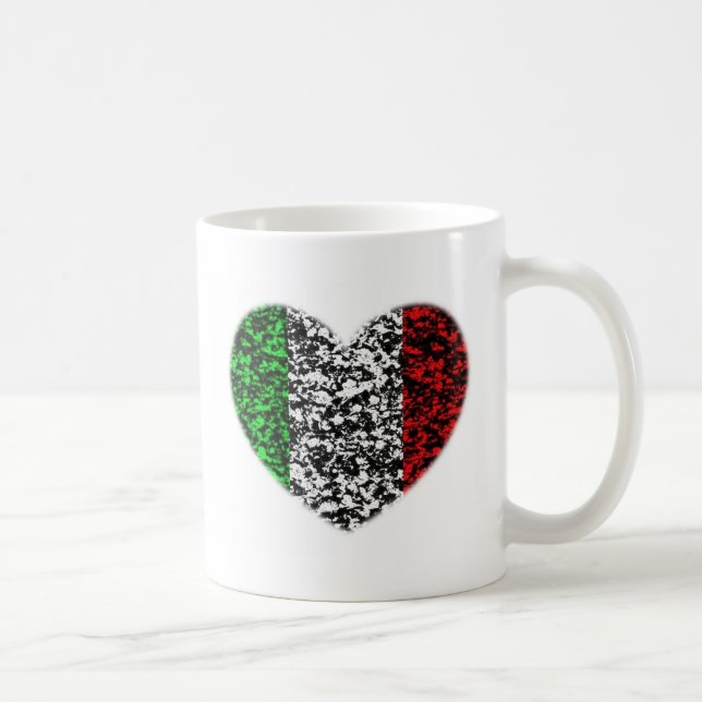 Caneca De Café Coração de Italia (Direita)