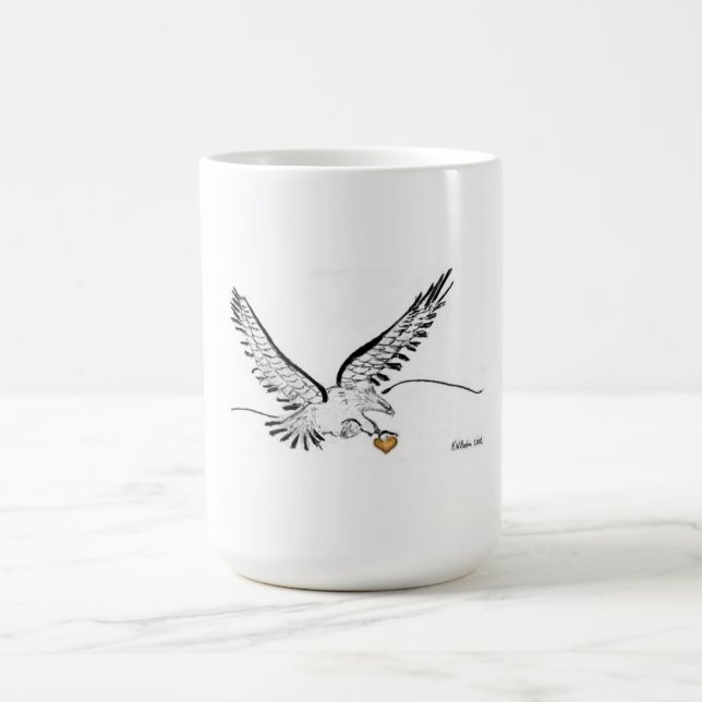 Caneca De Café Coração de ouro Eagle (Centro)