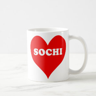 Caneca De Café Coração de Sochi