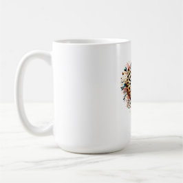 Caneca De Café coração do dia de os namorados