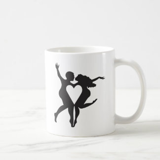 Caneca De Café Coração do dia dos namorados