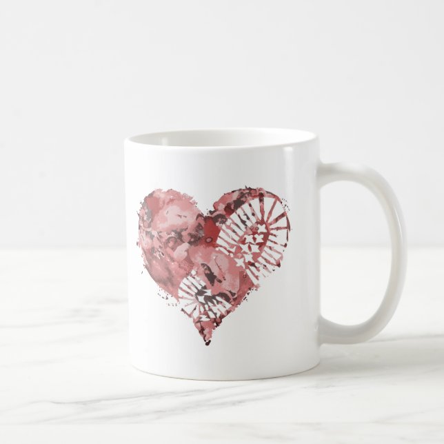 Caneca De Café coração do estômago de inicialização (Direita)