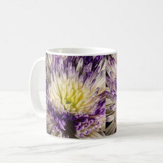 Caneca De Café Coração Dourado, Coroa Violeta