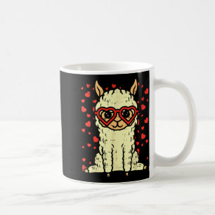 Caneca De Café Coração Gles Llama Alpaca Fofo Dia dos Namorados A