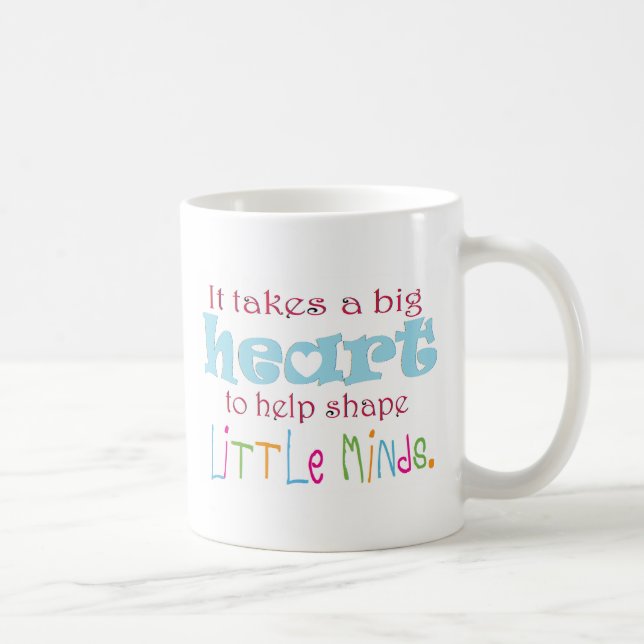 Caneca De Café Coração grande: Conselheiro: Mentor: Professor (Direita)