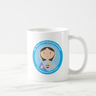 Caneca De Café Coração imaculado de Mary