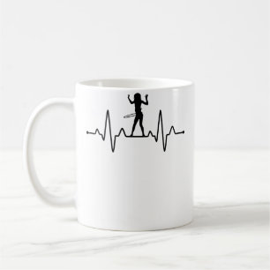 Caneca De Café Coraçao Pulso Hula Hoop Ekg Hooping Fitness Hoop D