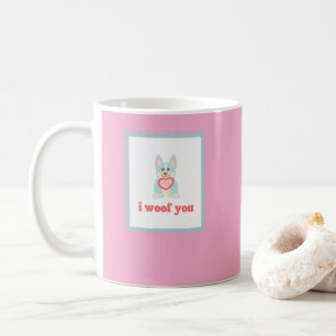 Caneca De Café Coração Romântico do Dia dos Namorados - Valentine