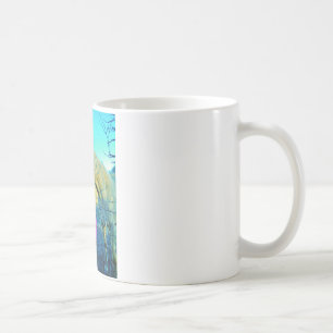Caneca De Café Coração Rosa e Cavalo Amarelo