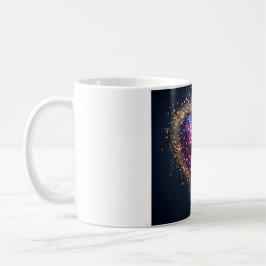 Caneca De Café Coração Sagrado Cósmico