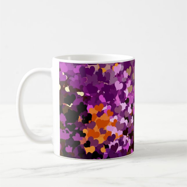 CANECA DE CAFÉ CORAÇÕES (Esquerda)