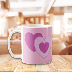 Caneca De Café Corações