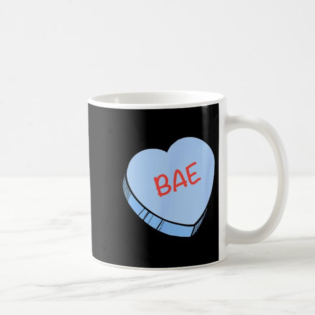 Caneca De Café Corações de Conversa do Dia dos Namorados “bae” (Direita)