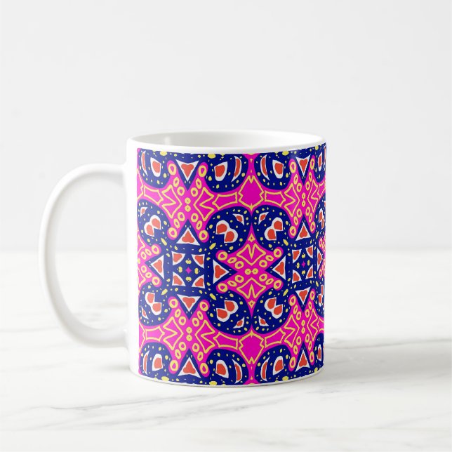 Caneca De Café Corações e beijos (Esquerda)