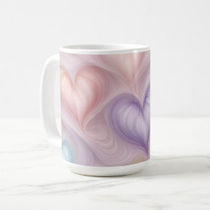 Caneca De Café Corações Gossamer