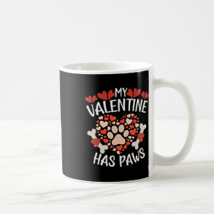 Caneca De Café Corações Meu Namorados Tem Cachorro De Dia de os n