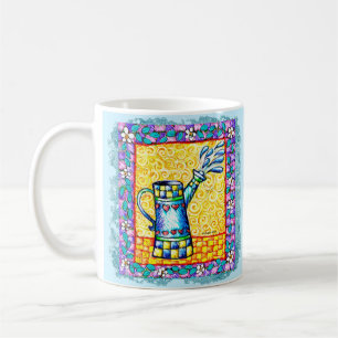 Caneca De Café Corações Regador