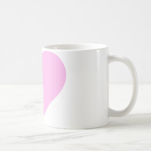 Caneca De Café Corações Rosa,Amor Incondicional_