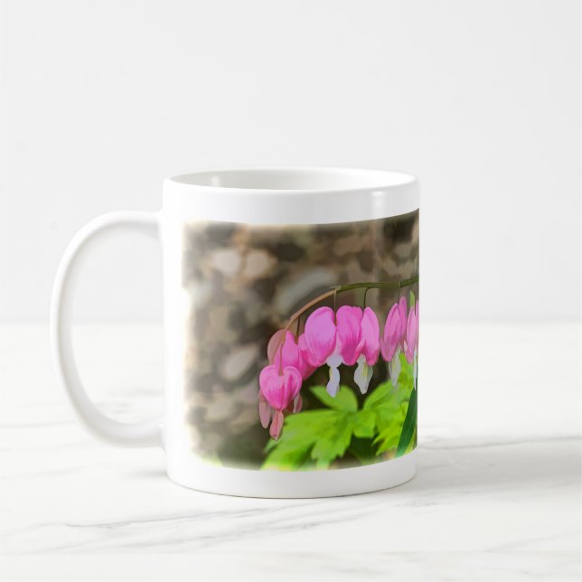 Caneca De Café Corações Sangrentos Panorâmica (Esquerda)