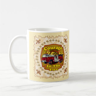 Caneca De Café Coragem Bombeiros de combate a assaltos