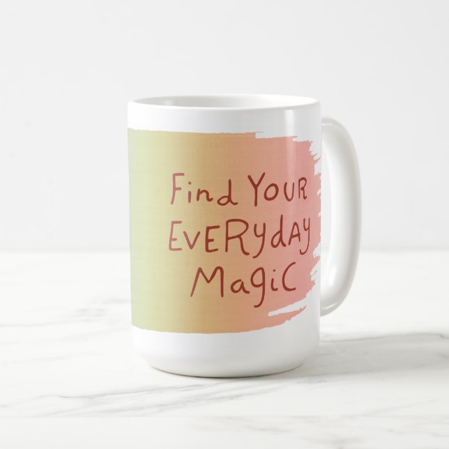 Caneca De Café Corajoso Aprenda Todos Os Dias Magic Mug Burgundy (Frente Esquerda)