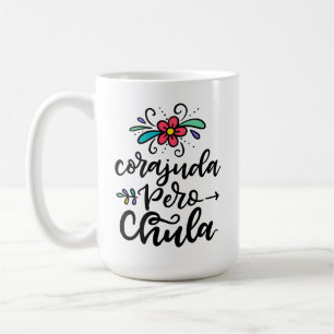 Caneca De Café Corajuda Pero Chula, carta-mão