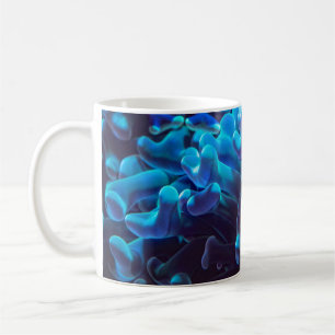 Caneca De Café Coral azul