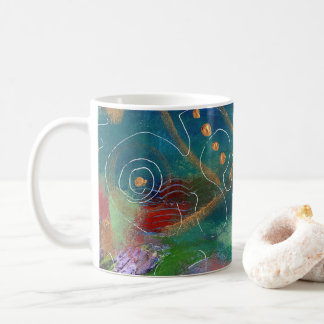Caneca De Café Coral Jewelled