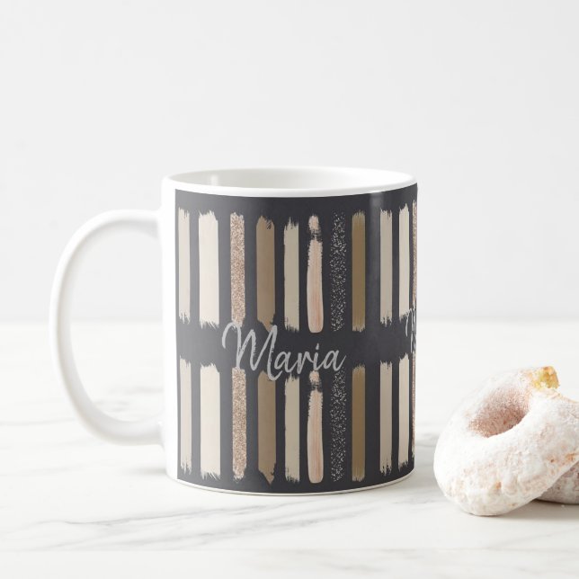 Caneca De Café Corantes Interiores (Com Donut)