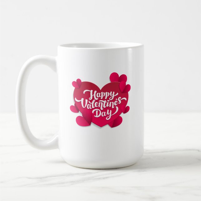 Caneca De Café  Corazon de San Valentin  (Esquerda)