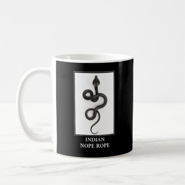 Caneca De Café Corda Nope Indiana - Perigo de Cobra Cobra (Esquerda)