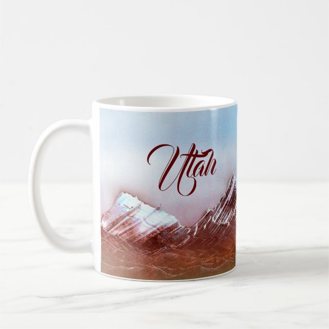 Caneca De Café Cordilheira do Estado de Utah (Esquerda)