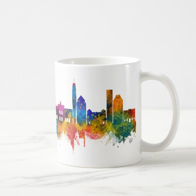 Caneca De Café Córdoba Argentina Skyline (Direita)