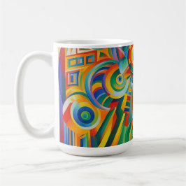 Caneca De Café Cores abstratas