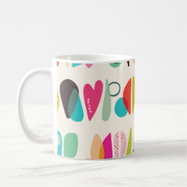 Caneca De Café Cores brilhantes Padrão