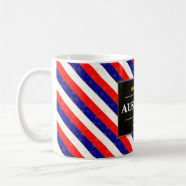 Caneca De Café Cores da Bandeira do Fã de Futebol da Austrália Pa