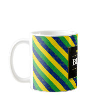 Cores da Bandeira do Fã de Futebol do Brasil Faixa