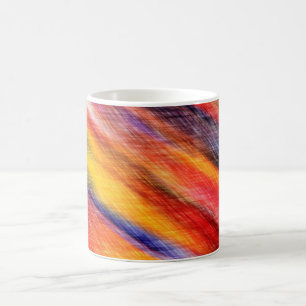 Caneca De Café Cores de Abstrato sunset