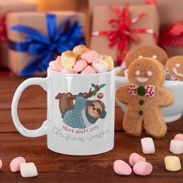 Caneca De Café Cores de Água Lentas e Cozinhas - Feira de Natal