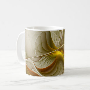 Caneca De Café Cores de metais de Precioso, arte fractal Abstrato