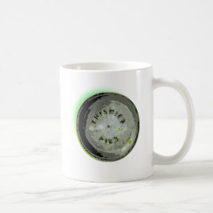 Caneca De Café Cores de terra da lata da torta do Frisbee