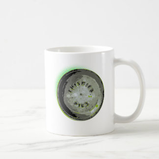 Caneca De Café Cores de terra da lata da torta do Frisbee