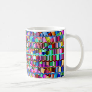 Caneca De Café Cores Decorativas