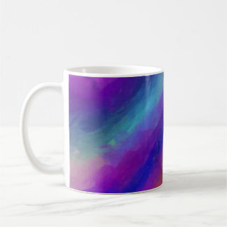 Caneca De Café Cores do Aurora Borealis