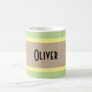 Caneca De Café Cores Khaki Multicolores Personalizadas