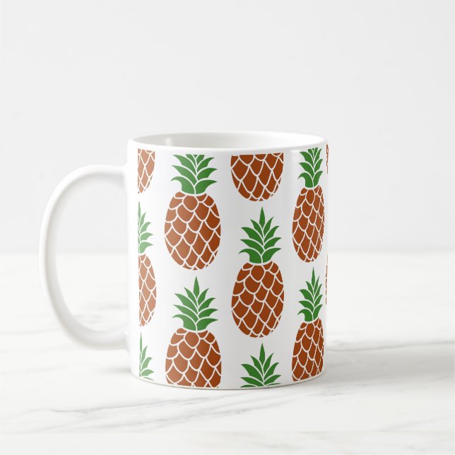 Caneca De Café Cores naturais do ananás (Esquerda)