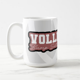 Caneca De Café Cores Personalizáveis De Café De Voleibol