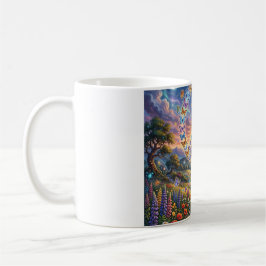 Caneca De Café Cores quentes e bonitas do sinal de paz 