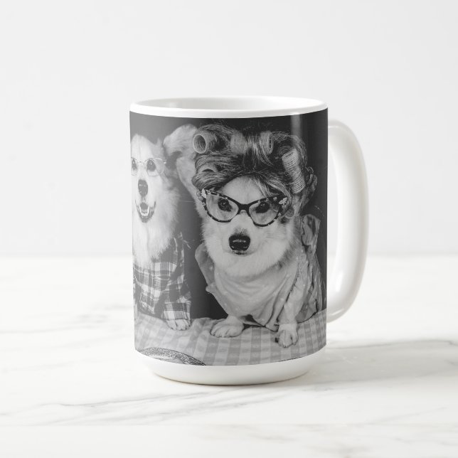 Caneca de café Corgi (Frente Esquerda)