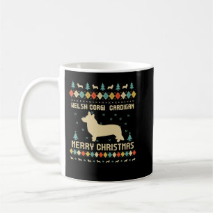 Caneca De Café Corgi Dog Welsh Corgi (Cardigan) Sw de Natal Feio